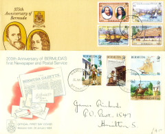 Annata Completa FDC 1984 (senza Foglietti). - Bermudes