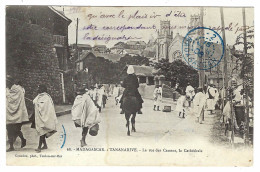 1906 - C P A De Tananarive  Avec Cad  D'ambulant Ferroviaire  - 2 - /  MADAGASCAR  Bleu - Other & Unclassified