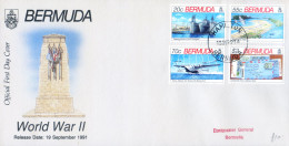 Seconda Guerra Mondiale 1991. FDC. - Bermudas
