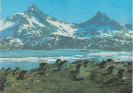 Greenland Postcard Angmagssalik Ca 30.6.1989  (KG153) - Stazioni Scientifiche E Stazioni Artici Alla Deriva