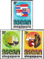 Singapur 285-287 (kompl.Ausg.) Postfrisch 1977 ASEAN - Singapur (1959-...)
