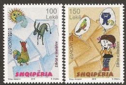 Cept 2010 Albania Albanie Yvertn° 3023-3024 *** MNH  Les Livres Pour Enfants Childrenbooks - 2010