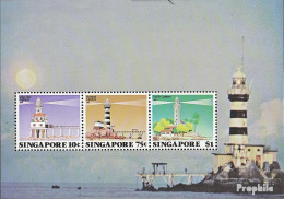 Singapur Block14 (kompl.Ausg.) Postfrisch 1982 Leuchttürme - Singapore (1959-...)