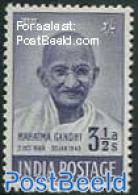 India 1948 3.5A, Stamp Out Of Set, Mint NH, History - Gandhi - Ungebraucht