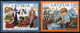 Cept 2010 Lettonie Latvija Yvertn° 755-756 *** MNH  Les Livres Pour Enfants Childrenbooks - 2010