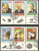 Yemen (Kingdom) 1969 Mi# A 809-F 809 A Used - Astronauts And Their Families: Apollo 11 / Space - Yemen