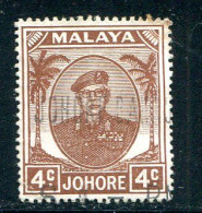 JOHORE- Y&T N°113- Oblitéré - Johore
