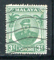 JOHORE- Y&T N°112- Oblitéré - Johore