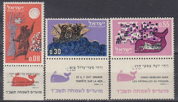 ISRAEL 287-289,unused - Nuevos (con Tab)