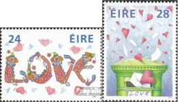 Irland 640-641 (kompl.Ausg.) Postfrisch 1988 Valentinstag - Neufs