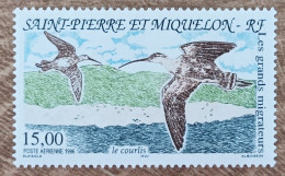 Saint Pierre Et Miquelon - YT Aérien N°75 - Les Grands Migrateurs / Le Courlis - 1996 - Neuf - Nuevos