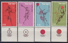 ISRAEL 304-307,unused - Nuevos (con Tab)