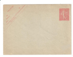 Entier Postal Enveloppe Entier 10c Semeuse Lignée 123 X 96 Storch Mill 610 A11 Yv 138-E1 - Standaardomslagen En TSC (Voor 1995)