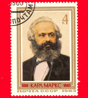 RUSSIA  - URSS - CCCP - Usato - 1983 - 165° Anniversario Della Nascita Di Karl Marx (1818-1883) - 4 - Used Stamps