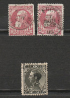 Belgique - 3 Timbres Roi Léopold II Année 1905 Et Léopold III Année 1935 Mi 393 - 1934-1935 Leopold III