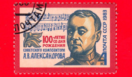 RUSSIA  - URSS - CCCP - Usato - 1983 - Centenario Della Nascita Di A.V. Alessandrov (1883-1946) - 4 - Oblitérés