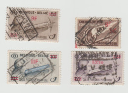 Belgique - 4 Timbres Colis Postaux - Postocolli - Année 1948 Mi PP 24 - Mi PP 25 - Mi PP 26 - Other & Unclassified