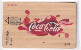GREECE - Coca Cola(wooden Card), Tirage 50, 05/21, Mint - Pubblicitari