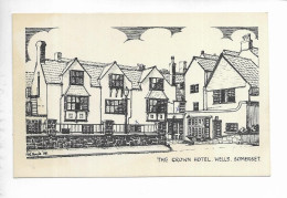 THE CROWN HOTEL. WELLS. SOMERSET. - Wells