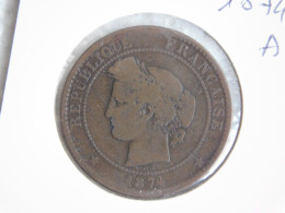 France 10 Centimes 1874 A (300) - 10 Centimes