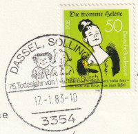 Dassel, Solling, The Pious Helene; Drawing By W. Busch (1832-1908), Painter, Draftsman, Poet - Postkaarten - Gebruikt