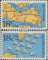 USA 1511-1512 (kompl.Ausg.) Postfrisch 1981 Schlachten Von Yorktown - Ungebraucht