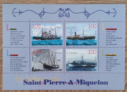 Saint Pierre Et Miquelon - YT BF N°7 - Les Bateaux - 1992 - Neuf - Blocs-feuillets