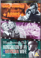 A Farewell To Arms. The Groom Wore Spurs. Indiscretion Of An American Wife. DVD - Autres & Non Classés