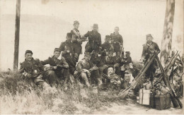 Ww1 Guerre 14/18 War * Carte Photo * Régiment Militaire , Militaires Soldats Militaria Campagne Fusils - Oorlog 1914-18