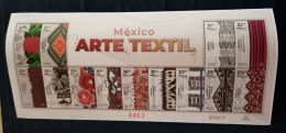 2023 Arte Textil New Definitive Series MNH Souvenir Sheet Sewing Artcraft - Mexico