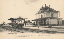 St Florentin Vergigny * La Gare ( Vue Intérieure ) * Ligne Chemin De Fer Yonne - Saint Florentin