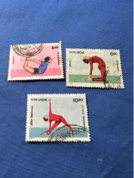 India 1991 Michel 1339-41 Yoga - Used Stamps