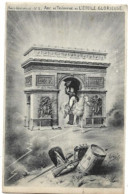 ILLUSTRATEUR ORENS 1907 PARIS ARC DE TRIOMPHE NAPOLEON CPA 2 SCANS - Orens