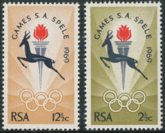 DEP1/FAU4  Sudáfrica South Africa  Nº 318/19   1969  Deportes MNH - Andere & Zonder Classificatie