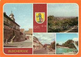 73061783 Bleicherode Rathaus Uebersicht Maxim Gorki Strasse Freibad Wappen Bleic - Bleicherode