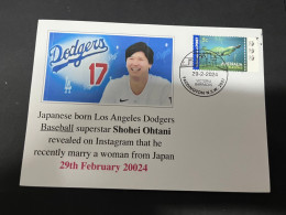 2-3-2024 (1 Y 43) Japanese Born Los Angeles Dodgers Baseball Superstar Shohei Ohtany Recently Marry Women Rom Japan - Béisbol