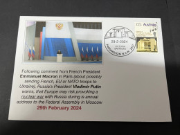 2-3-2024 (1 Y 43) Following Comment By President Macron, Russian President Putin Risk Of Provoking Nuclear War In Europe - Andere & Zonder Classificatie