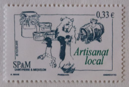 SPM 2009    Artisanat Local Tonneau Pots De Confiture Ours Canard   YT947     Neuf - Unused Stamps