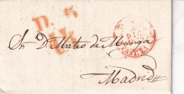 CARTA 1842   MARCA CASTILA LA NUEVA  TOLEDO - Other & Unclassified