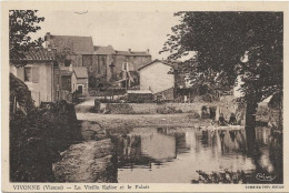 86 - VIVONNE - Cpa - La Vieille Eglise Et Le Palais - Vivonne