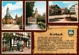 73059316 Korbach Kirche Schloss Markt Fachwerkhaeuser Korbach - Korbach