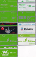 UK(L&G) - 9 Different Cards, Used - [ 2] Plataformas Petroleras