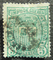 Spain, 1875, Definitives, 5c, Used, Mi #3 - Other & Unclassified