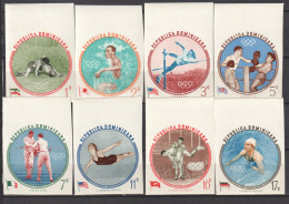 Dominican Republic, 1960, Sport, Olympics, Compl.set, Imperf., MNH, Mi #724-31B - Dominican Republic