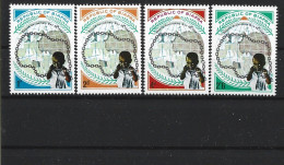 1969 Nigéria BIAFRA 39-42** Mappemonde, Chaînes, 2ème Anniversaire - Nigeria (1961-...)