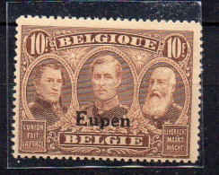 1920 Eupen N. 21  10 F Bruno Alto Valore MNH** - OC55/105 Eupen & Malmédy