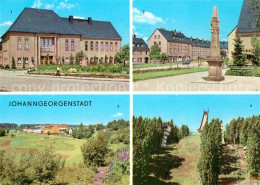 73056782 Johanngeorgenstadt Kulturhaus Karl Marx Postsaeule Ferienheim Schwefelw - Johanngeorgenstadt