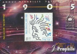 Israel Block70 (kompl.Ausg.) Postfrisch 2005 Veröffentlichung Relativitätstheori - Unused Stamps (with Tabs)