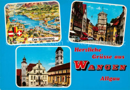 73055858 Wangen Allgaeu Bodenseekarte Stadttor Rathaus Wangen Allgaeu - Wangen I. Allg.