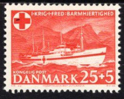 Denmark - 1951 - Red Cross - Hospital Ship "Jutlandia" - Mint Stamp - Ongebruikt